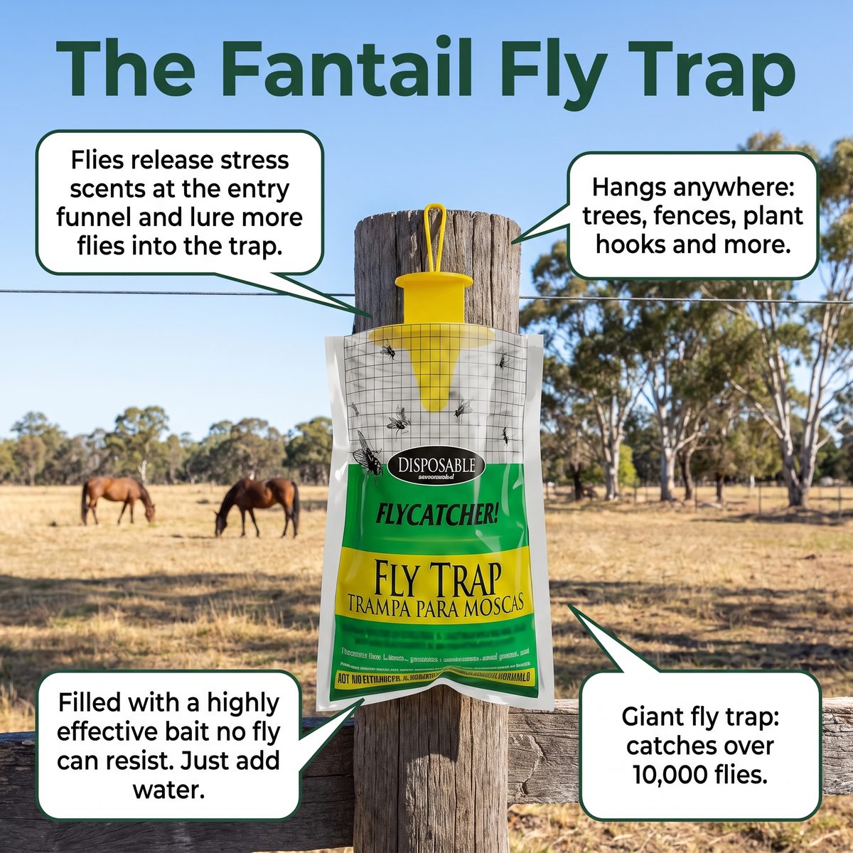How the Fantail Fly Trap works