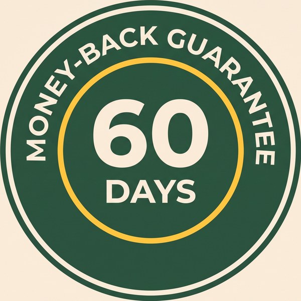 60-day money-back guarantee